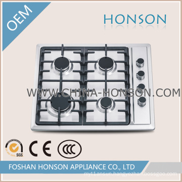 Household Appliance Stainless Steel Gas Cooker Gas Hob